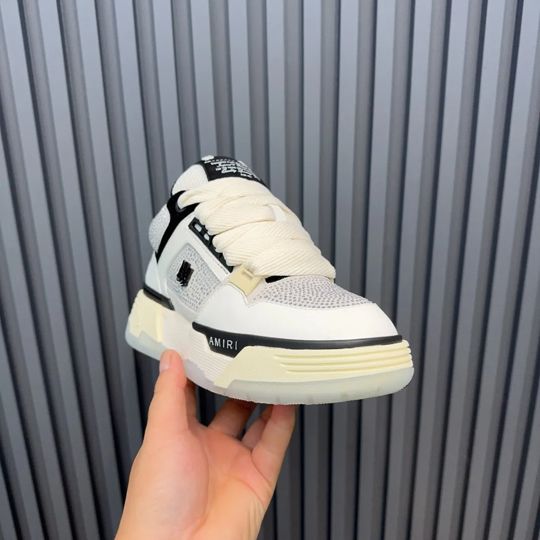 Men's shoes 💰760💰 AMIRI AMIRI fashion brand hot sale 🔥 Available all year round, couples 💑 Official website synchronization Imported fabrics 1⃣️ vs 1⃣️ replica, original factory special original sole, 35-45 (45. non-refundable)